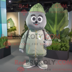Mascot character of a Gray...