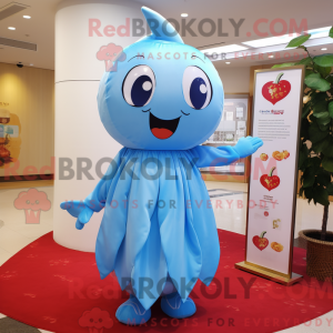 Postava maskota Sky Blue...