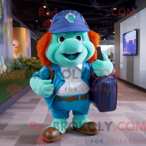 Mascot karakter van een...