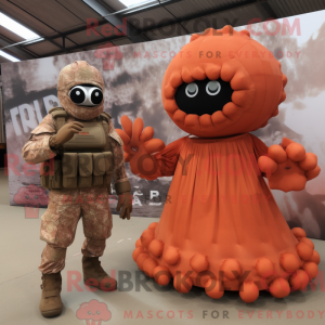 Mascot character of a Rust...