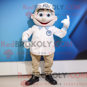 Postava maskota bílých...