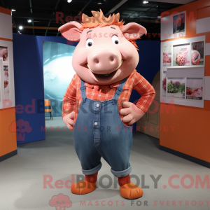 Mascottefiguur van een...