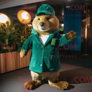 Mascot karakter van een...