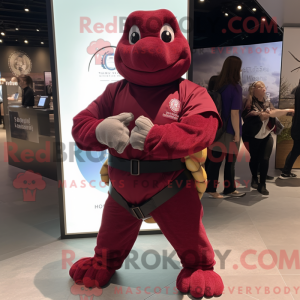 Maskot-karakter av en...