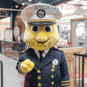 Maskotkarakter av en Navy...