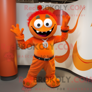 Maskot karakter af en...