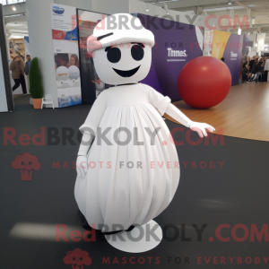 Mascot character of a White...