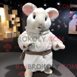 Mascot character of a White...