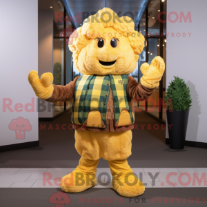 Mascottefiguur van een...