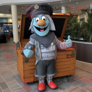 Mascottefiguur van een...