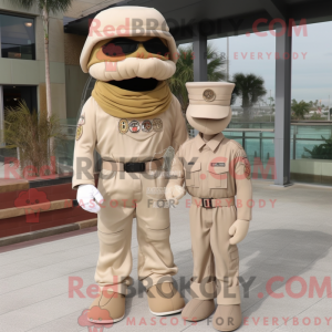 Mascottekarakter van een...