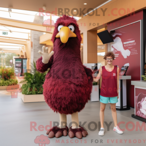 Mascot karakter van een...