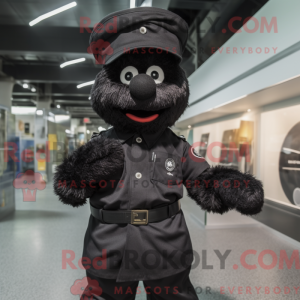 Mascot character of a Black...