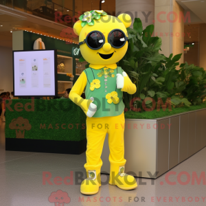 Mascot character of a Lemon...