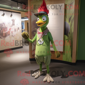 Mascottefiguur van een...