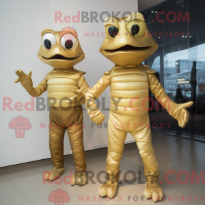 Mascottefiguur van een...