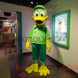 Mascot karakter van een...