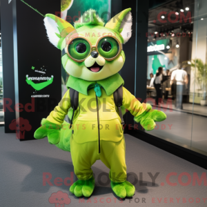 Mascot character of a Lime...