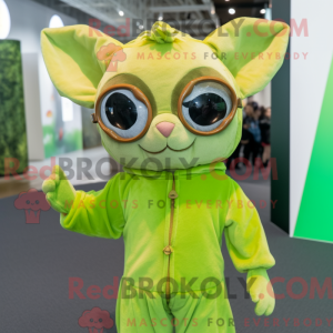 Mascot character of a Lime...