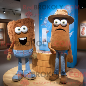 Mascot karakter van een...