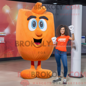 Mascottefiguur van een...