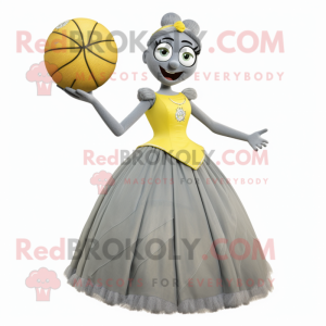Gray Lemon mascotte kostuum...