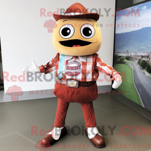 Postava maskota rezavého...