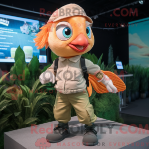 Mascot karakter van een...