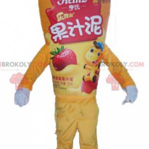 Mascote gigante de molho amarelo - Redbrokoly.com