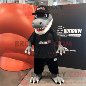 Mascot character of a Black...