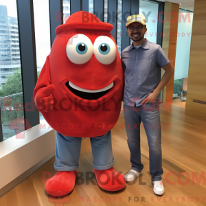 Mascot character of a Red...