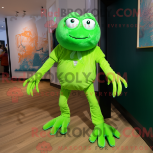 Mascot character of a Lime...