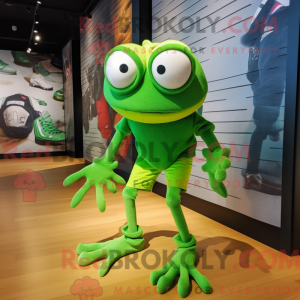 Mascot character of a Lime...
