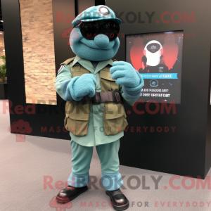 Maskot karakter af en...