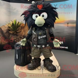 Mascot character of a Black...
