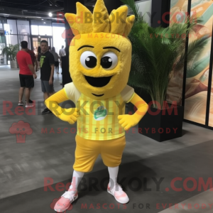 Mascot character of a Lemon...