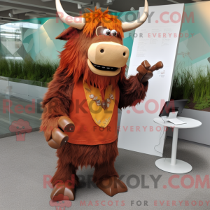 Mascot-karakter af en Rust...