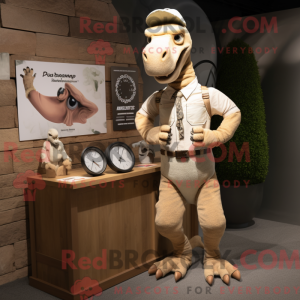 Maskot karakter af en Tan...