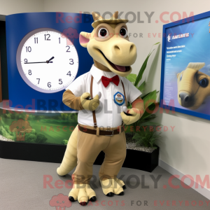 Maskot karakter av en Tan...