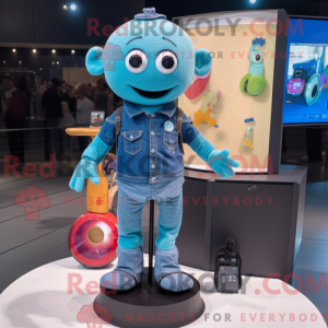 Mascottefiguur van een...