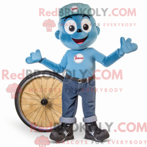 Mascottefiguur van een...