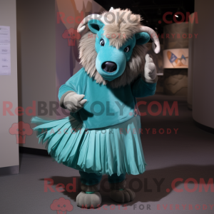 Mascottefiguur van een...