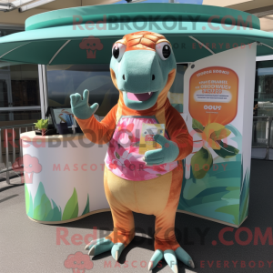 Mascot character of a Peach...