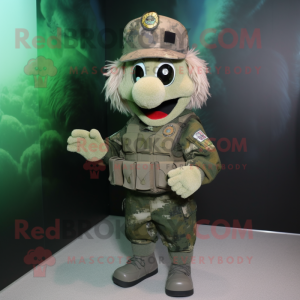 Silver Green Beret mascotte...