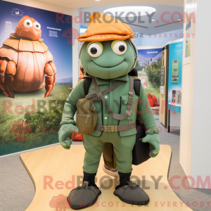 Mascot karakter van een...