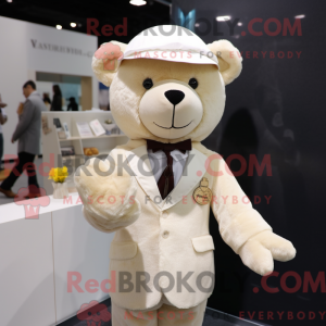Personaje mascota de un oso...