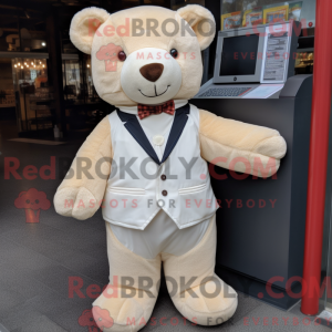 Mascottefiguur van een...