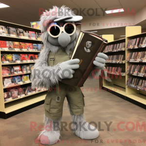 Mascot character of a Gray...