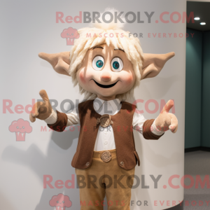 Mascot karakter van een Tan...