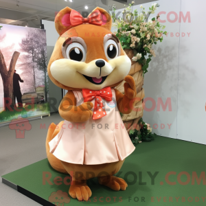 Mascot character of a Peach...